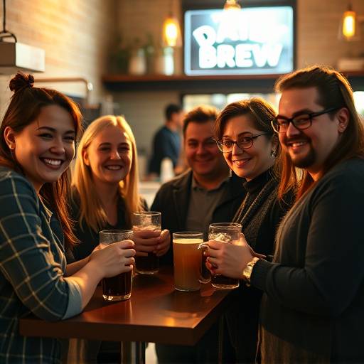 A group photograph of the friendly and dedicated staff of The Daily Brew.